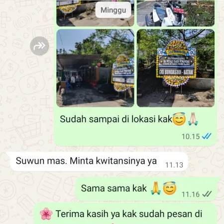 Pengiriman Papan Bunga Duka Cibodas Baru