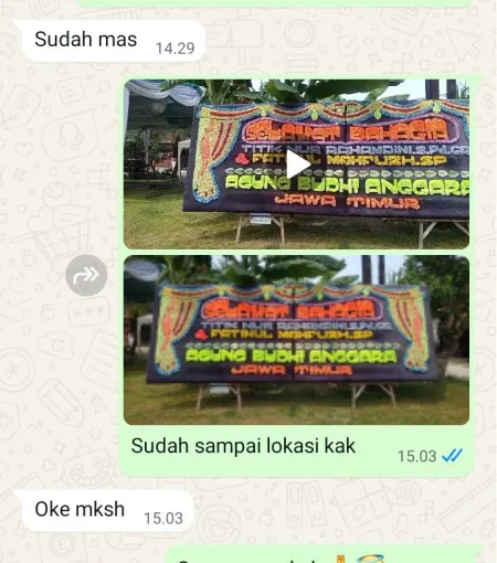 Pengiriman Papan Bunga Cibodas Baru