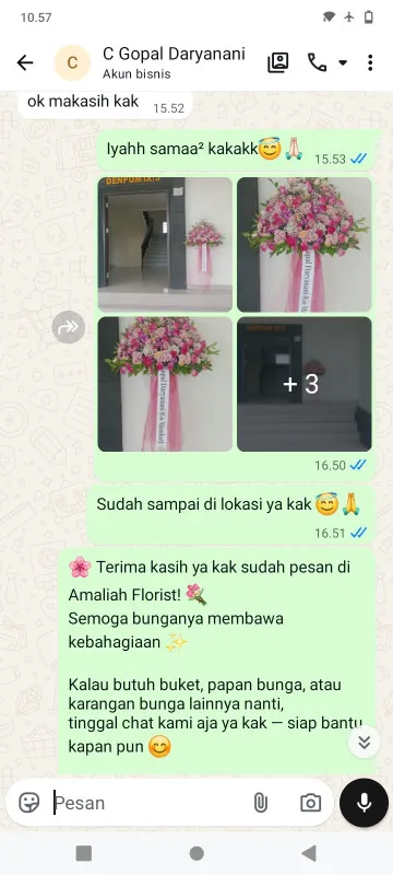 Pengiriman Karangan Bunga Cibodas Baru